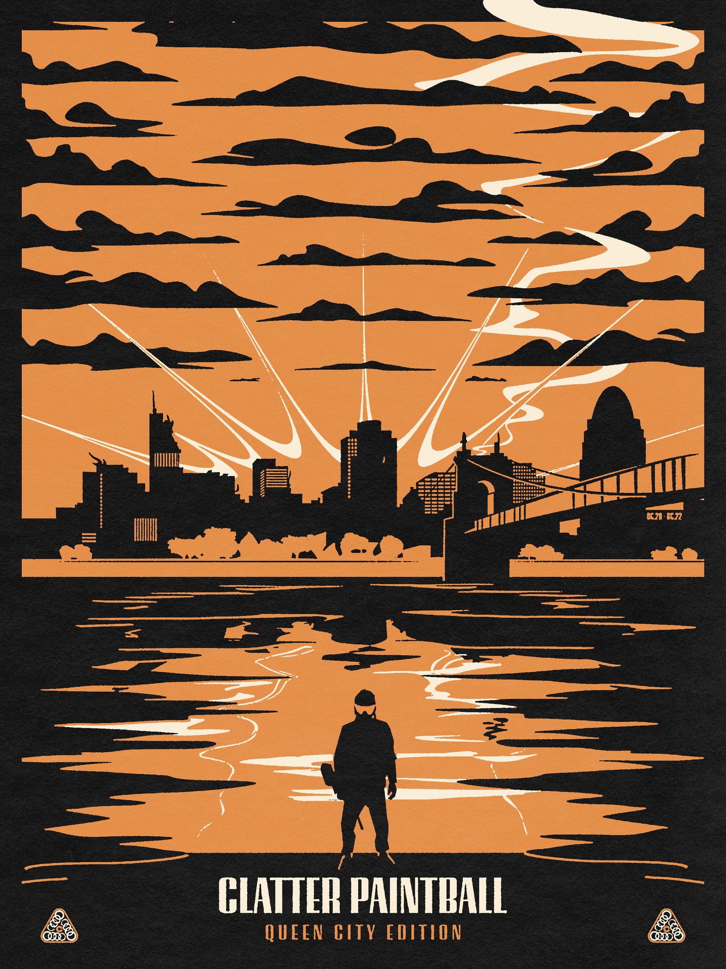 Cincinnati Paintball Poster