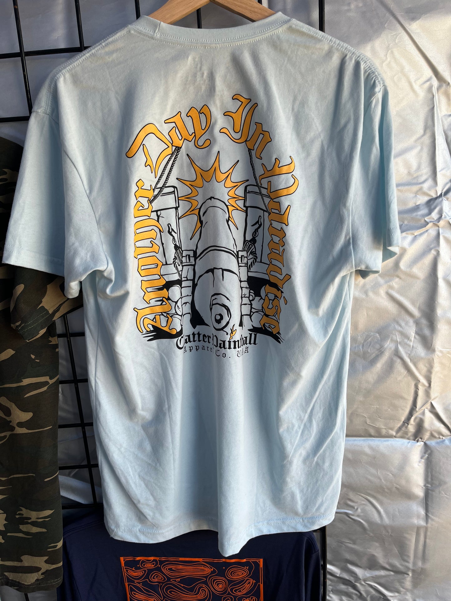 cannon tee blue event shot