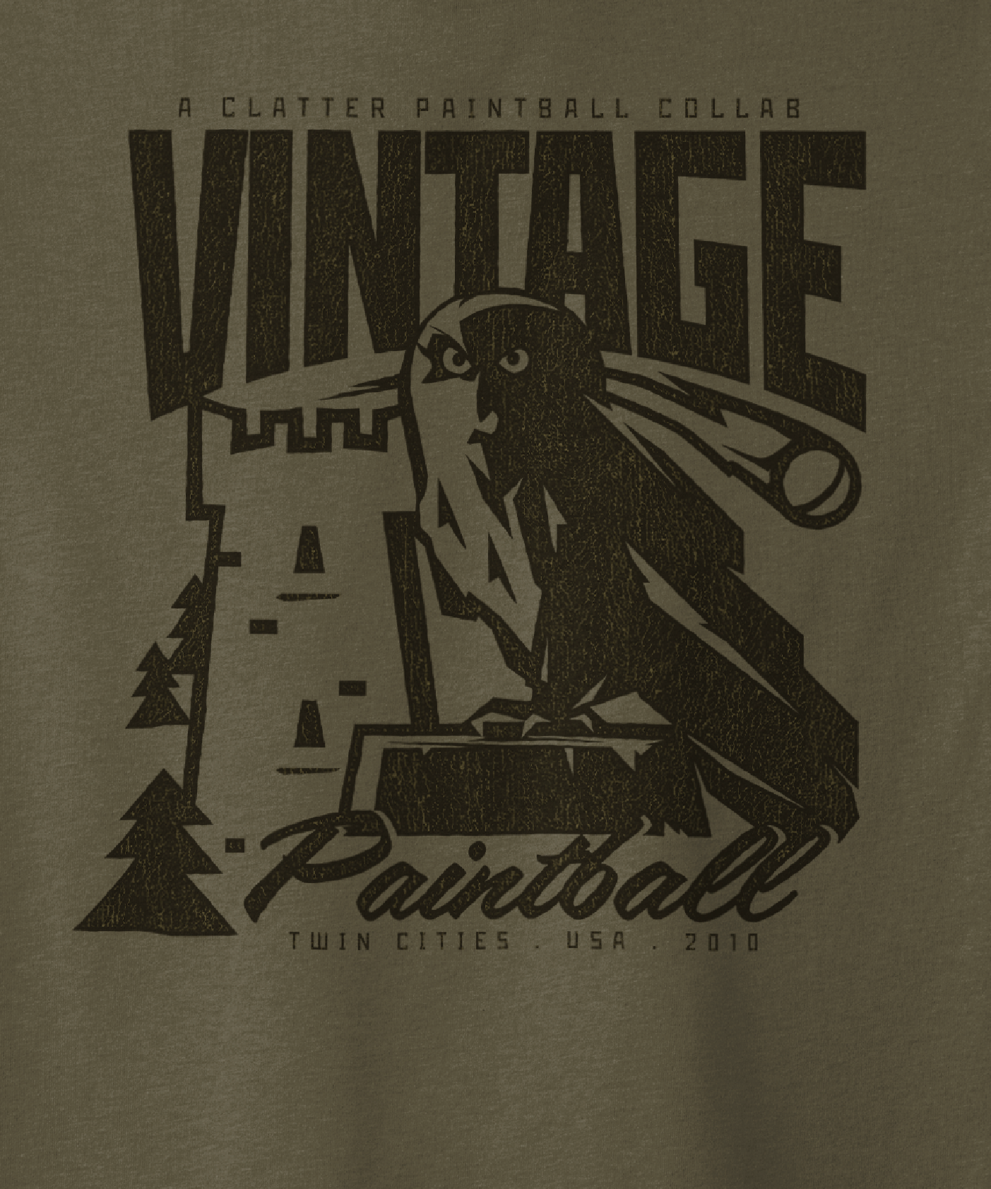 Owl Perch Graphic Tee - Vintage Field Series