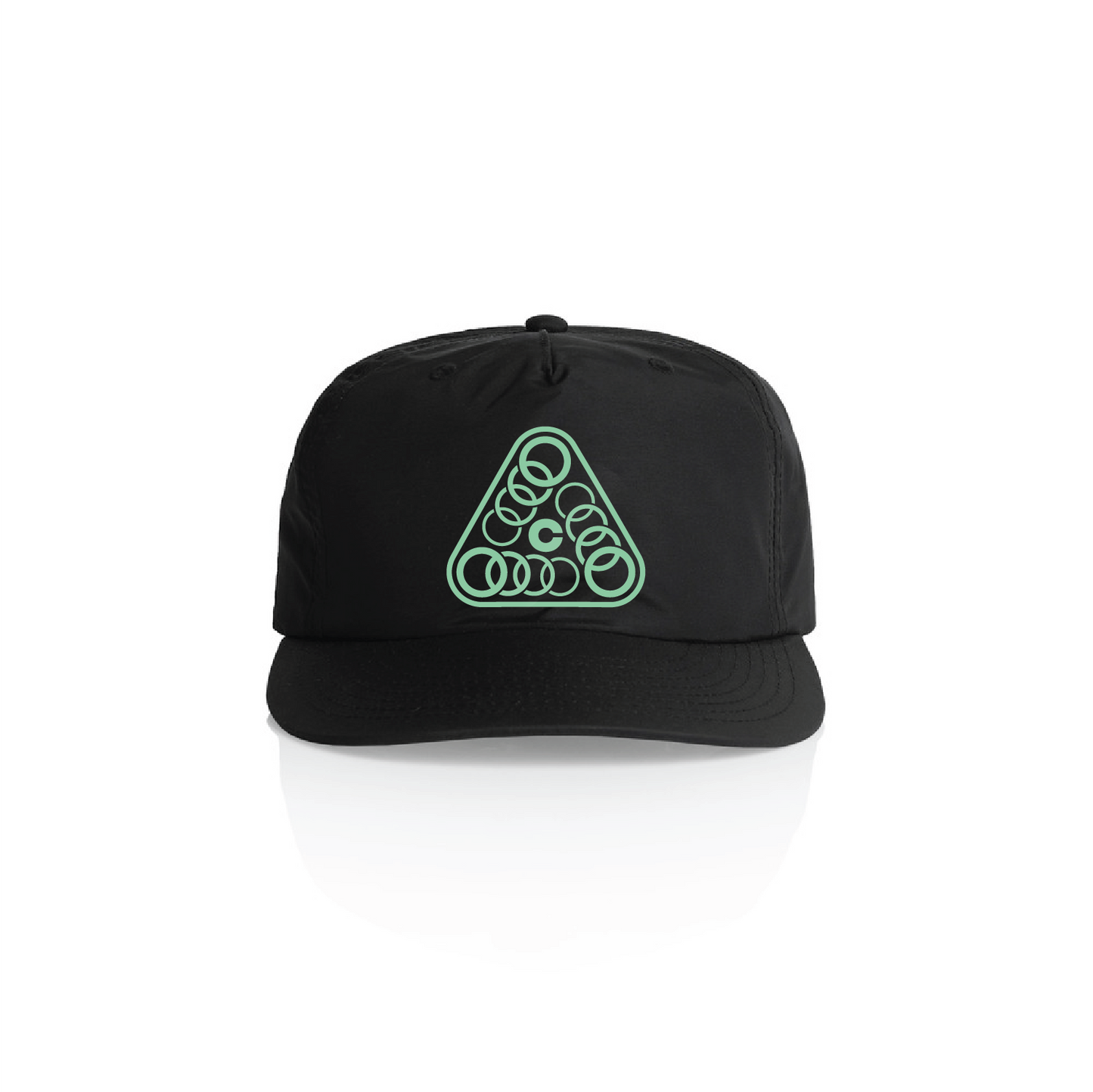 9 to 5 logo hat black