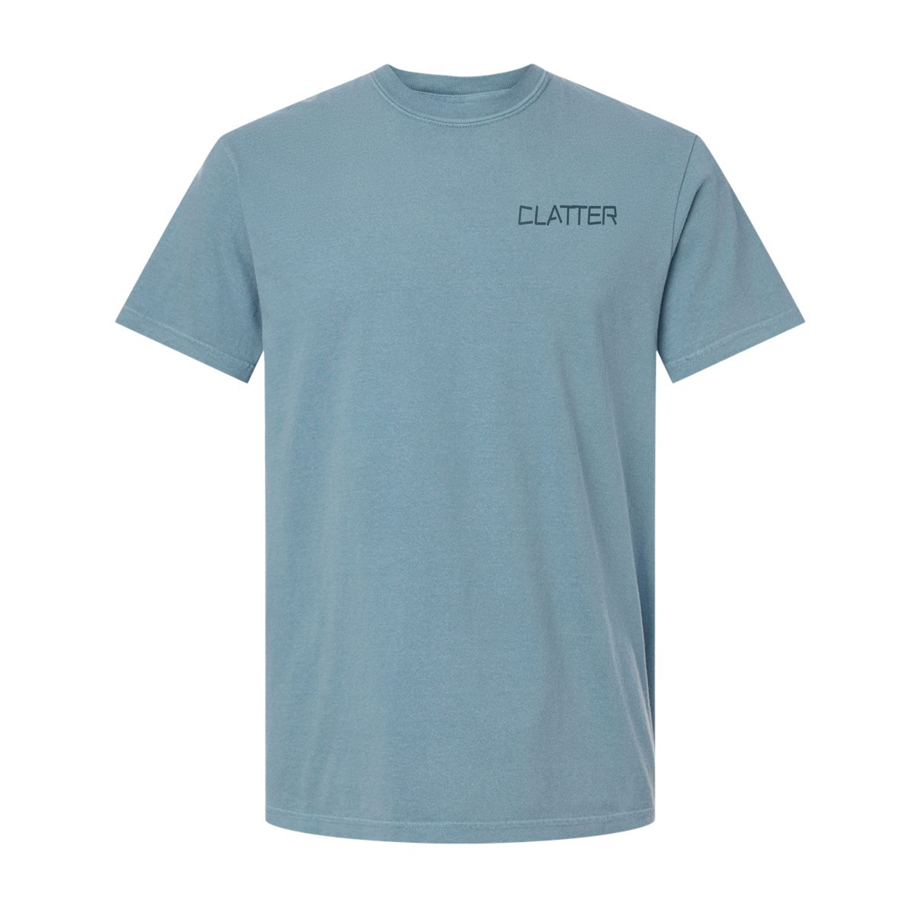 Clatter eagle blue tee front