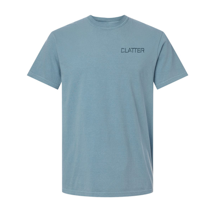 Clatter eagle blue tee front