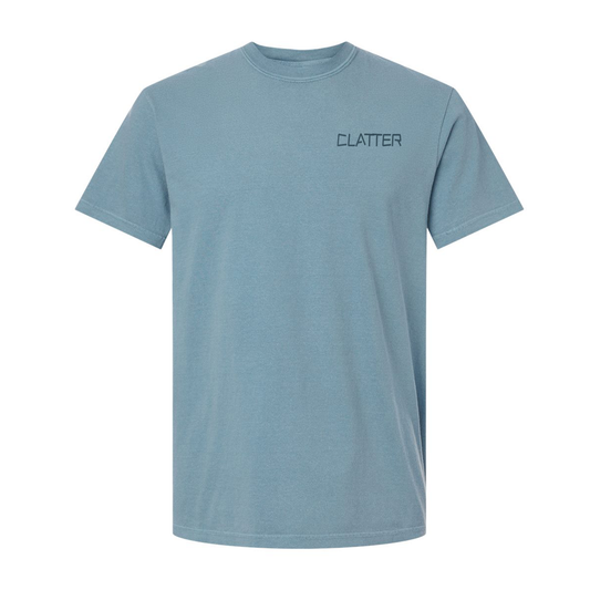 Clatter eagle blue tee front