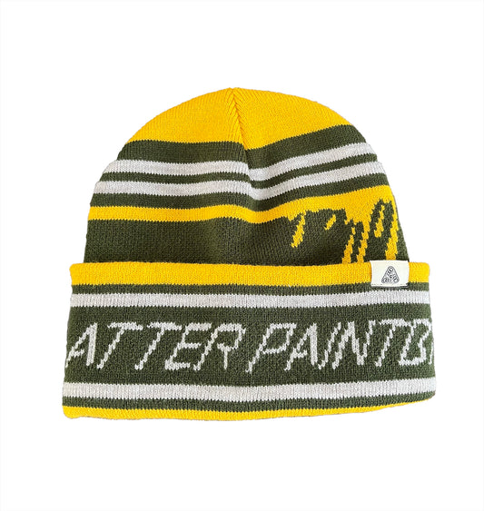 Knit Beanie - Gold Hidden Hit