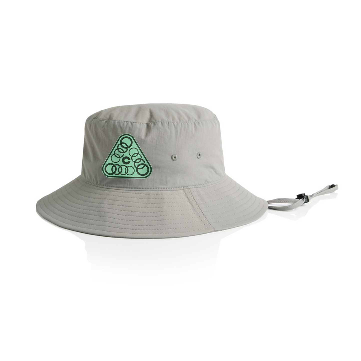 Wide brim hat grey