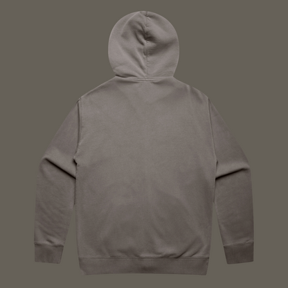 Zip Hood - Faded Grey